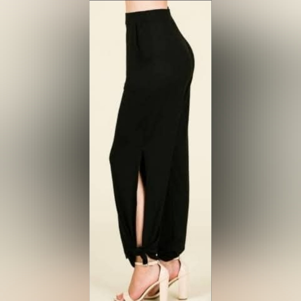 Side Slit/Tie Pants